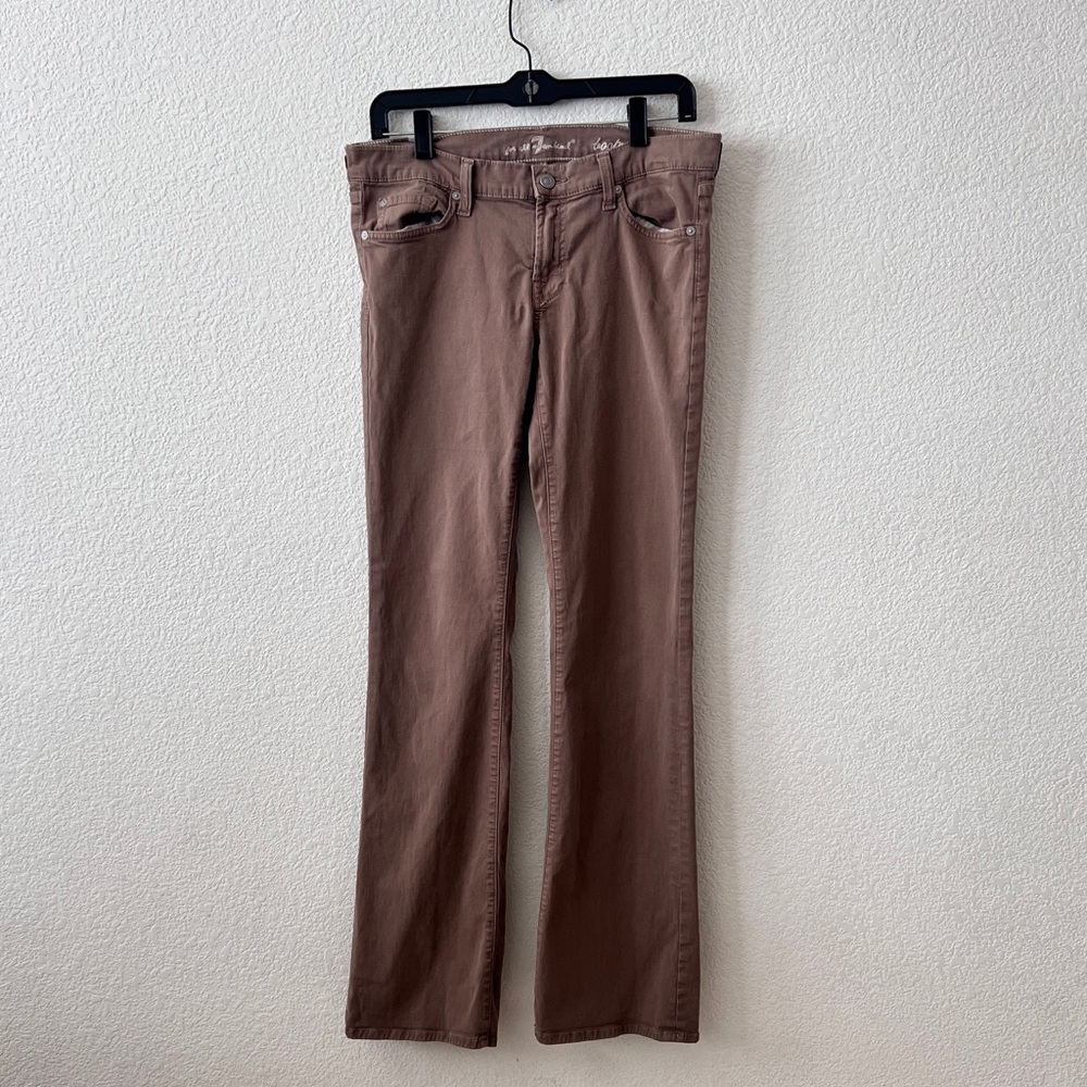 7 For All Mankind Bootcut Women’s Pants Size 30 Light Brown